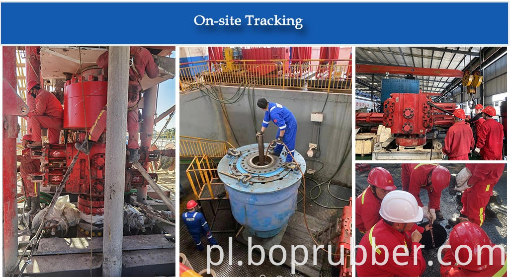 API 16A Blowout Preventer BOP części zamienne RAM Packer z rocznego BOP RAM BOP